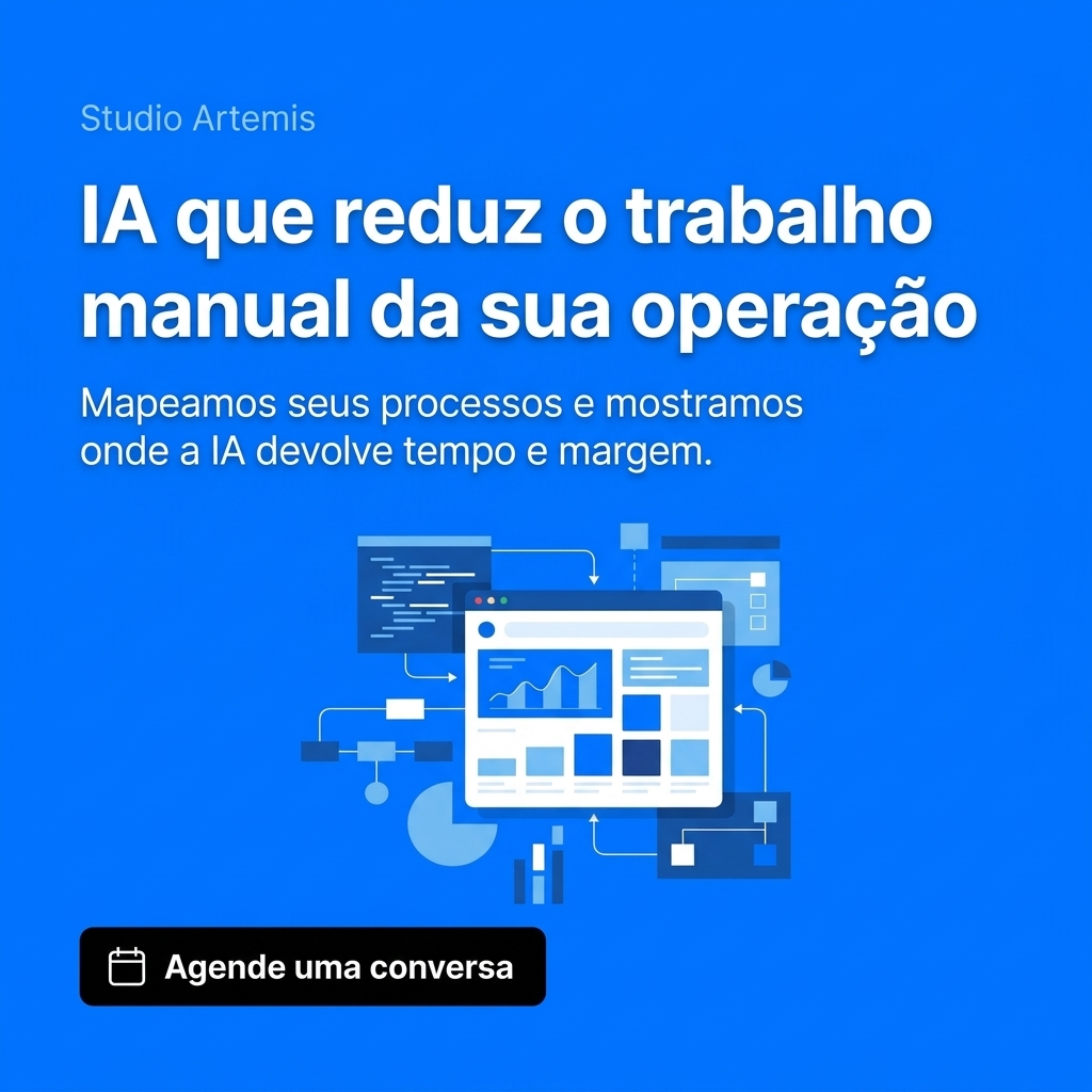 Inteligência Artificial: IA que reduz o trabalho manual da sua operação